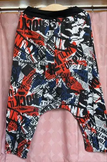 LOVERS ROCK 사루엘 팬츠 밑단 지퍼 포함