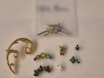 귀걸이 부품 세트 다양한 디자인