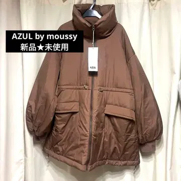 새상품 AZUL by moussy 브라운 다운 자켓
