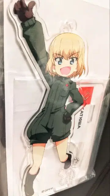 [ 미개봉 ] 걸즈 앤 판처 드링크 아크릴 스탠드 머리띠 걸즈 앤 판처