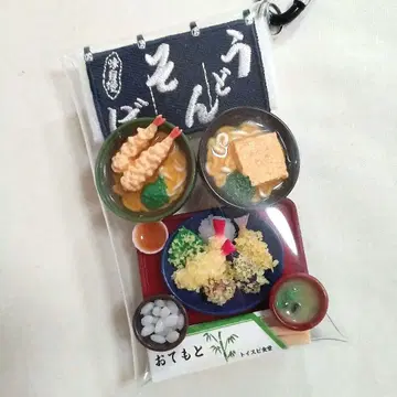 맛자랑 우동소바 가챠 파우치 미니어처 리멘트 미니 브랜드