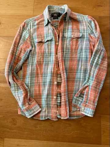 RRL 체크 무늬 셔츠 S 사이즈