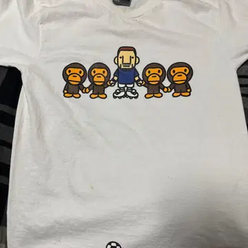 APE 나카타 히데토시 콜라보 t셔츠