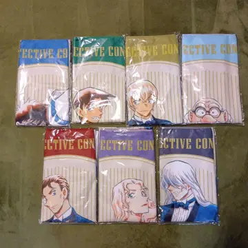 명탐정 코난 연재 30주년 기념 명탐정 코난전 스포츠 타월 7장 세트