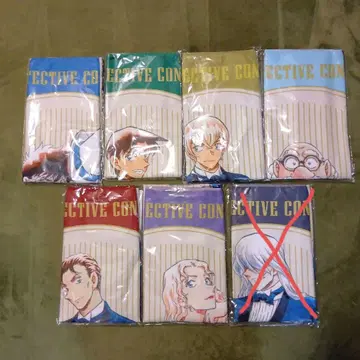 명탐정 코난 연재 30주년 기념 명탐정 코난전 스포츠 타월 6장 세트