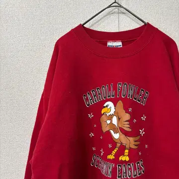 저지 맨투맨 프린트 로고 미국 빈티지 의류 L 3443