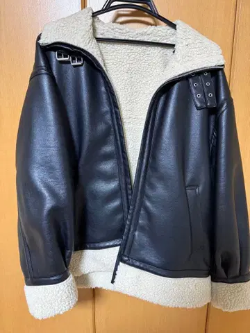 EVRIS 오버 사이즈 보아 블루종