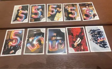 SnowMan 미니 사진 스티커 전 10종 씰 패밀리 클럽 스토어