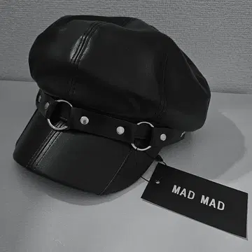 하네스 디자인 가죽 원단 헌팅 캡