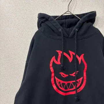 스핏파이어 후드티 로고 두꺼운 미국 빈티지 의류 M 3441