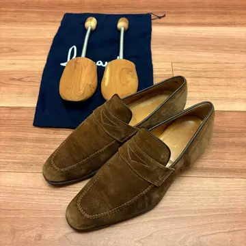 Ferrante 스웨이드 로퍼 다크 브라운