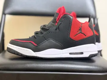 조던 스니커즈 블랙/레드 US 8.5