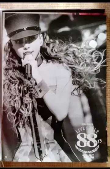 레어! 아무로 나미에 포스터 LIVE&STYLE 88+13 namie