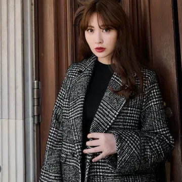 Herlipto 헤밍웨이 체크 트위드 재킷