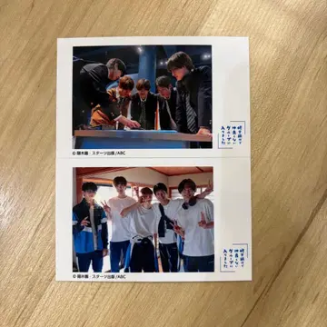 수학여행에서 친하지 않은 그룹에 들어갔습니다 폴라로이드풍 트레이딩 카드