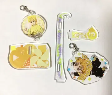 귀멸의 칼날 아가츠마 젠이츠 원화 흔들흔들 아크릴 스탠드 namco 키링