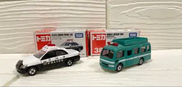 토미카 도요타 크라운 순찰차 110 기동 구조차 38 경찰 경시 세트