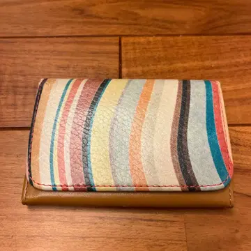 Paul Smith 스트라이프 가죽 명함지갑