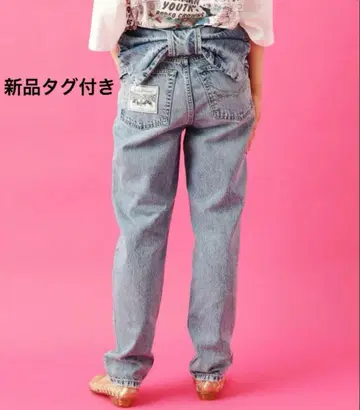 로데오 크라운 리본 데님