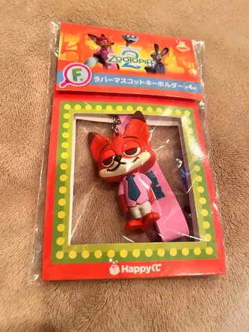 주토피아 닉 와일드 제일복권 키링