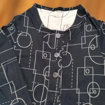 센소유니코 지우 노카라 자켓 블랙