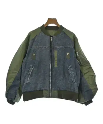 Dw2R 밀리터리 블루종 여성용