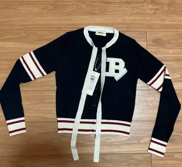 Bibiy 리본 포함 네이비 가디건 완판템