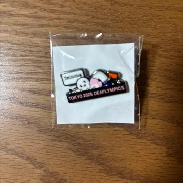 도쿄 2025 데프림픽 수영 핀 배지