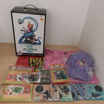 주토피아 복권 A상 B상 피규어 알로하 셔츠 D상 캡 F상