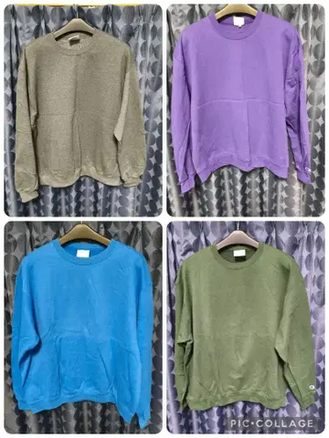 Champion 챔피온 속기모 크루넥 맨투맨 5L 4장 세트