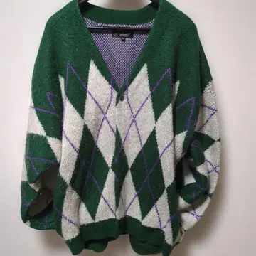 두툼한 니트 가디건 M 사이즈