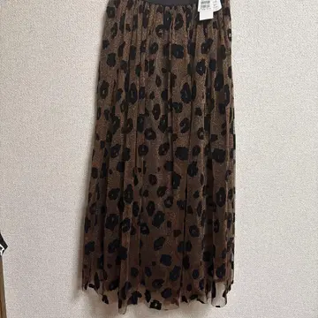 Grand Tabel 레오파드 무늬 롱 스커트 38