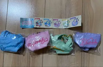 [ 새상품 ] 산리오 캐릭터즈 미니미니 토트백 캡슐 토이 4세트