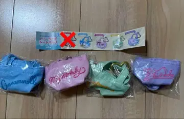 [ 새상품 ] 산리오 캐릭터즈 미니미니 토트백 캡슐 토이 4세트