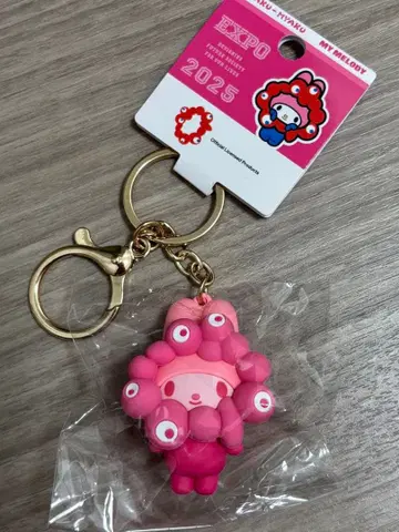 간사이 만박 먀쿠먀쿠 산리오 콜라보 최애 컬러 키링 마이멜로디