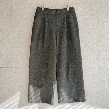 [그로브] 헤링본 턱 와이드 팬츠 (M) 배기 스트레이트