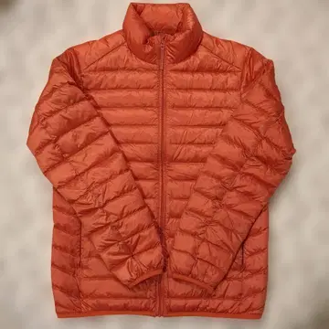 유니클로 남성용 울트라 라이트 다운 EXTRA WARM 오렌지 S 방한