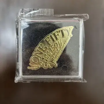 야자와 에이요시 SS석 특전 핑 배지 ONE FIFTY