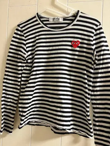 PLAY 스트라이프 긴팔T셔츠