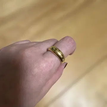 plage 반지 골드 밴딩 심플