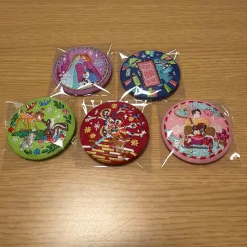 디즈니 자수 캔뱃지 5개 세트