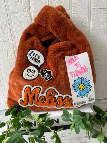 새상품 퍼 리메이크백 토트백