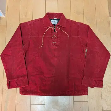 60년대 USA 제조 걸프 스포츠웨어 레이스업 셔츠