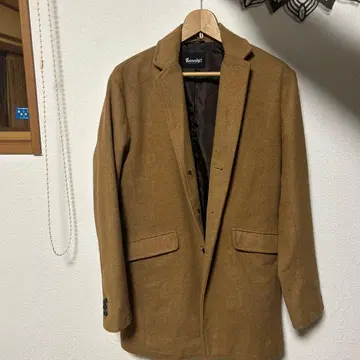 브라운 체스터 코트 M 사이즈