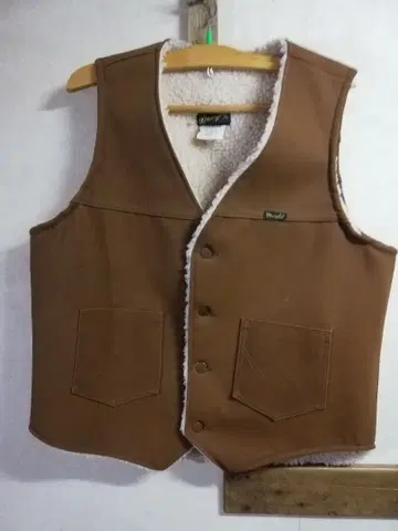 wrangler 스웨이드 보아 베스트 usa제 빈티지