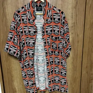 할리데이비슨 반팔 셔츠 XL 오일캔 디자인