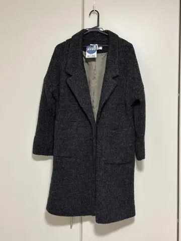 체스터 니트 코트 그레이 M 사이즈