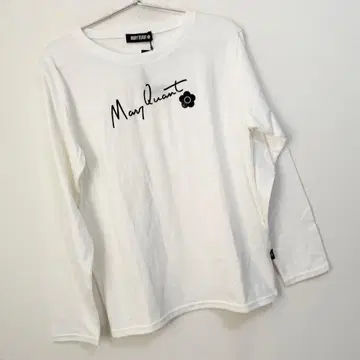 마리콴트 실리콘 사인 로고 롱 티셔츠