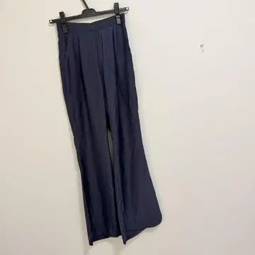 스타일 믹서 빈티지 새틴 플레어 팬츠