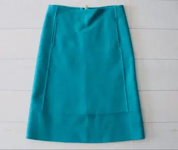 드로어 멜톤 울 스커트 36